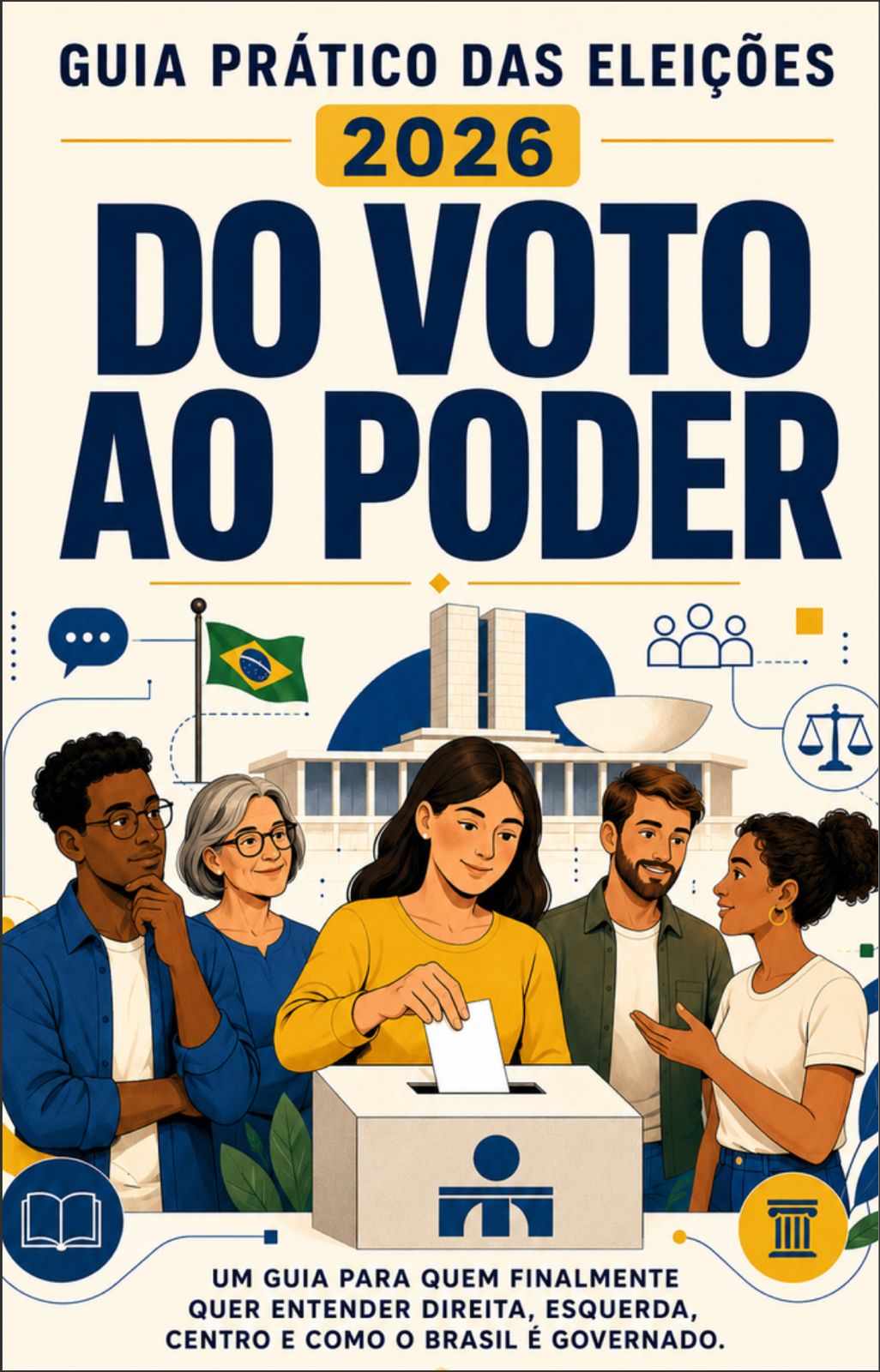 Capa do e-book Do Voto ao Poder – Guia Prático Eleições 2026